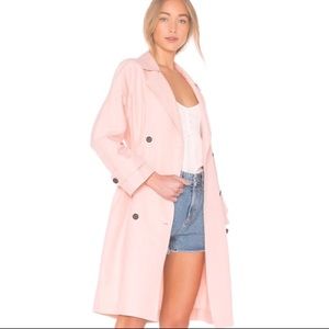 Anthropologie Joie Damonica Trench In Washed Rose EUC Small
